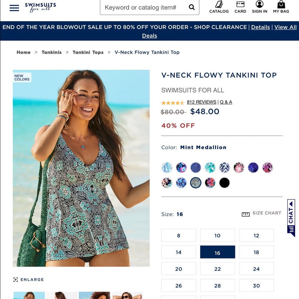 Tankini top - Picture 4 of 4